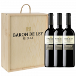 Baron De Ley Reserva 75cl Caja de Madera de 3 Botellas